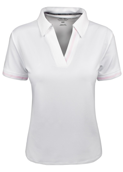 Snake Eyes Golf Ladies V Neck Polo - Image 1