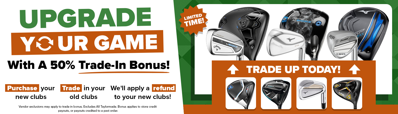 Trade-In Your Golf Clubs Today - desktop image