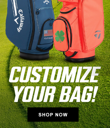 Personalize Your Golf Bag at Rock Bottom Golf brand page - mobile image
