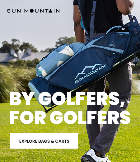 Sun Mountain Golf - Designed by golfers for golfers brand page - mobile image