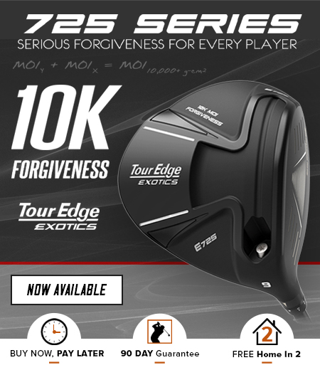 Tour Edge Golf Clubs at Rock Bottom Golf brand page - mobile image