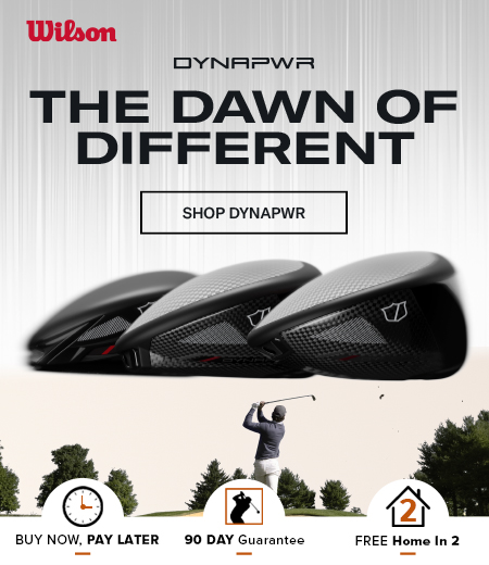 Wilson Golf at Rock Bottom Golf brand page - mobile image